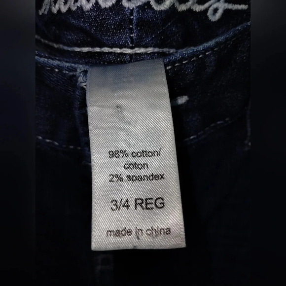 Maurices Maxi Denim Skirt Dark Blue Wash size 3/4 Vintage Y2K - Picture 3 of 6